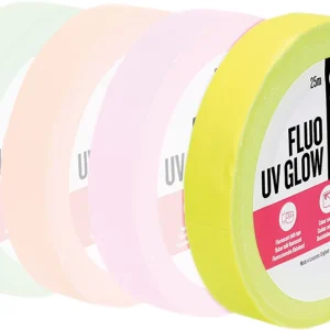 Jetzt Kaufen Advance Tapes AT215 Fluoreszierendes Gaffa-Klebeband Gelb Gelb – 19 mm – 25 m