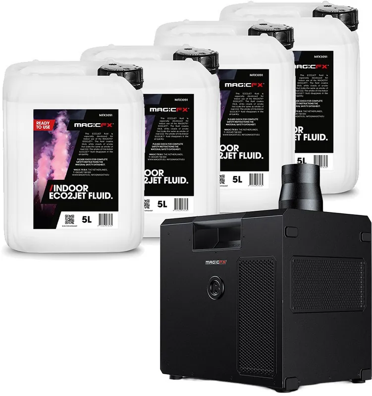 Direkt Vom Hersteller Magic FX ECO2JET inkl. 4x Magic FX ECO2JET Indoor Fluid 5L