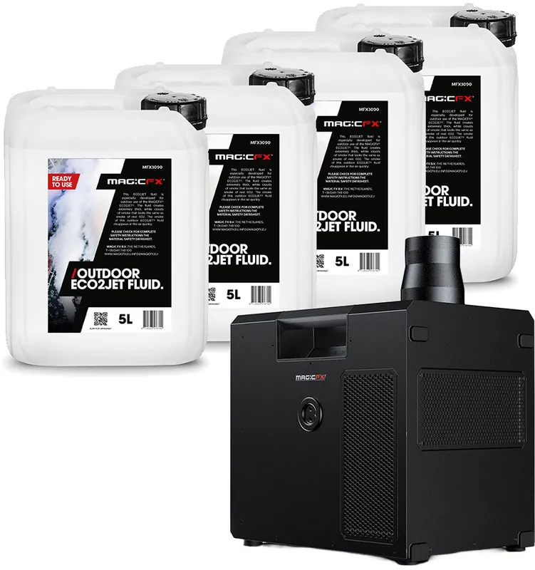 Magic FX ECO2JET inkl. 4x Magic FX ECO2JET Outdoor Fluid 5L Neu Im Sortiment