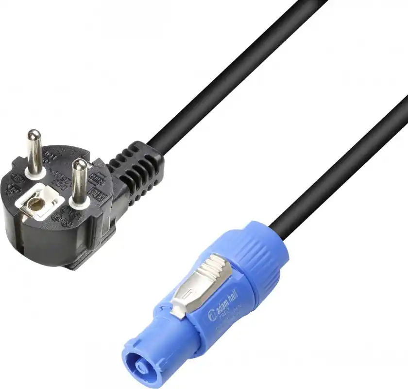 Schneller Versand Adam Hall Cables 8101 PCON 0500 X Netzkabel CEE 7/7 - Power Twist, 1,5 mm²