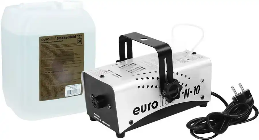 EUROLITE N-10 Nebelmaschine + 5L Nebel Fluid Set Versand Am Gleichen Tag