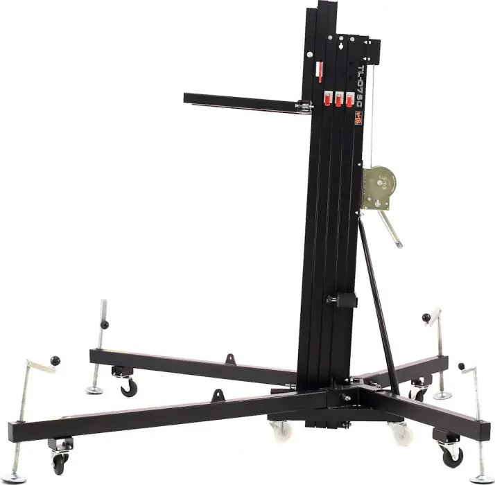VMB - TL-075B Kurbelstativ Max. 300kg, Höhe 650cm Gabellift Nur Für Kurze Zeit