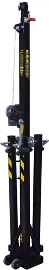 Fantek Lift T-102D, schwarz, max. Höhe 5.0m,Teleskoplift Kostenloser Rückversand