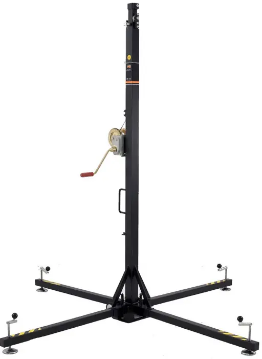 Expressversand VMB - TE-06B Kurbelstativ Max. 125kg, Höhe 500cm Teleskoplift