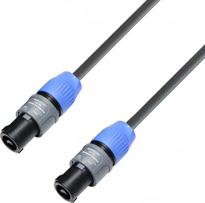 Expressversand Adam Hall Cables K5 S225 SS 0200 Lautsprecherkabel 2 x 2,5 mm² Neutrik Speakon