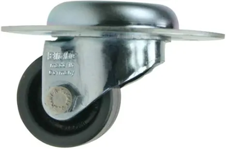 Adam Hall Hardware 37042 Lenkeinbaurolle mit Kunststoffrad Sonderangebot