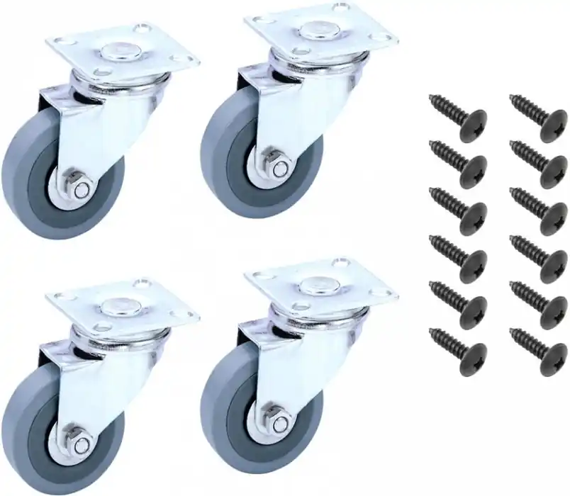 Günstig Palmer MI CAB CASTORS Rollensatz mit 4 Rollen inkl. Schrauben für Bass- un