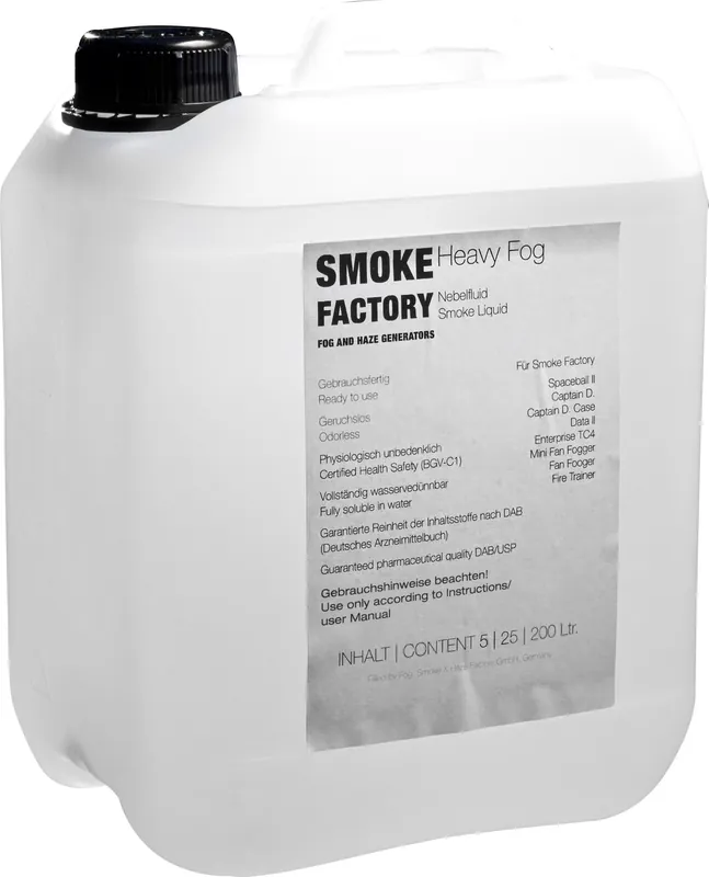 Meistverkauft Smoke Factory Spezialfluid Heavy Fog 200L