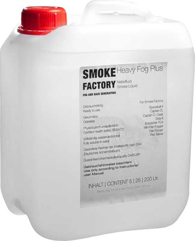Neu Im Sortiment Smoke Factory Spezialfluid Heavy Fog Plus 5L