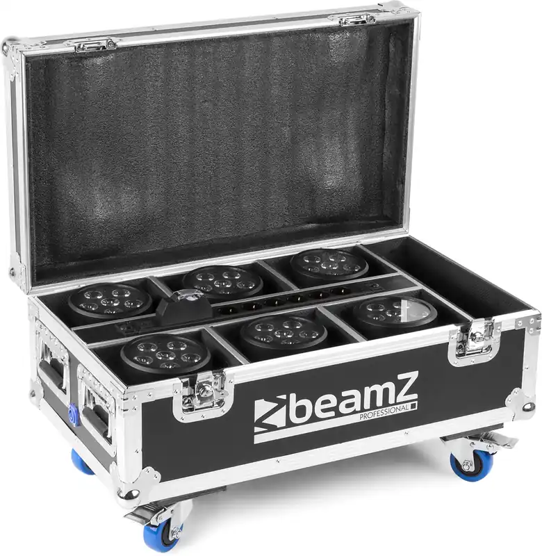 Begrenztes Angebot beamZ FCC66 Flightcase für 6x BBP66 Uplights mit Ladefunktion