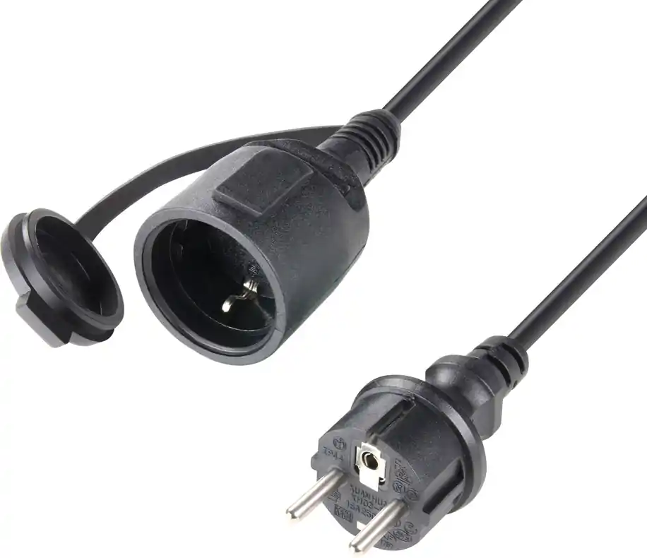 Adam Hall Cables 3 STAR PND 1000 - Netzkabel Verlängerung Schuko H05RR-F3G1.5 | 10 m Beliebt