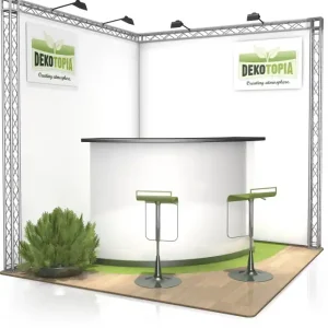 Messestand FD 14 - 2 x 2 x 2,1 m (LxBxH) - 4 m² Top-Angebot