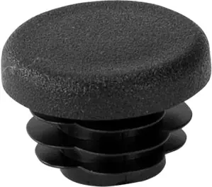 Riggatec Endkappe schwarz für 25 x 3-5 mm Rohr Rund Sonderaktion