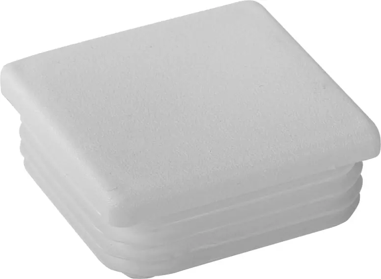 Riggatec Endkappe signalweiß für 50 x 50 x 0,8-3 mm Rohr Vierkant Top-Seller