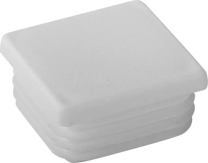 Riggatec Endkappe signalweiß für 40 x 40 x 1-3 mm Rohr Vierkant Neu Im Sortiment