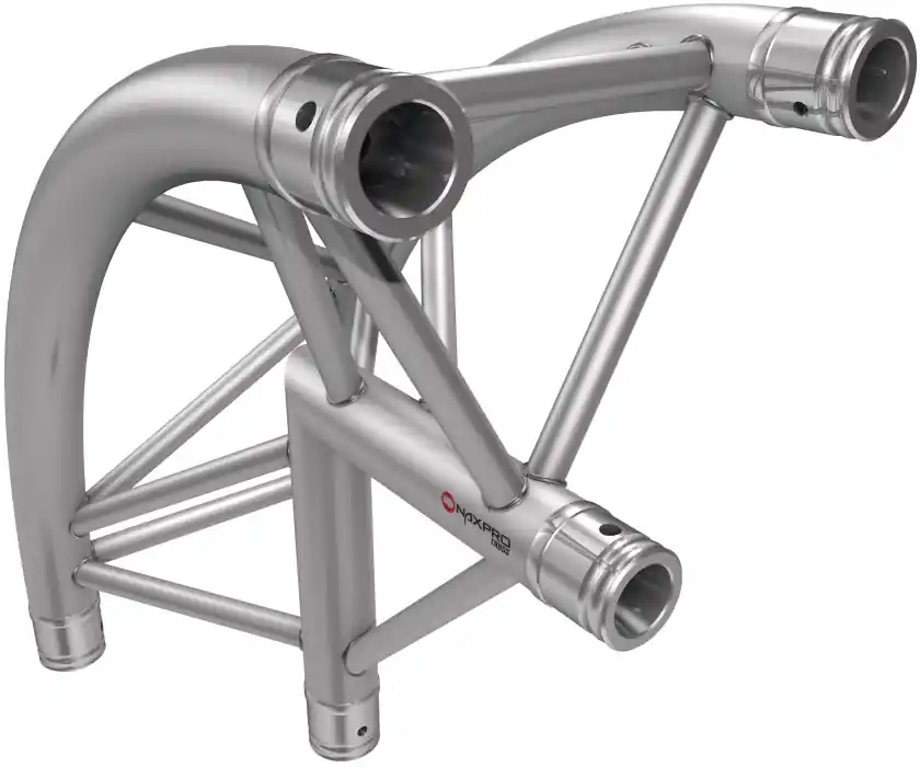 Heißes Angebot Naxpro-Truss FD 33 C25R 90° 2 Weg Winkel Rund