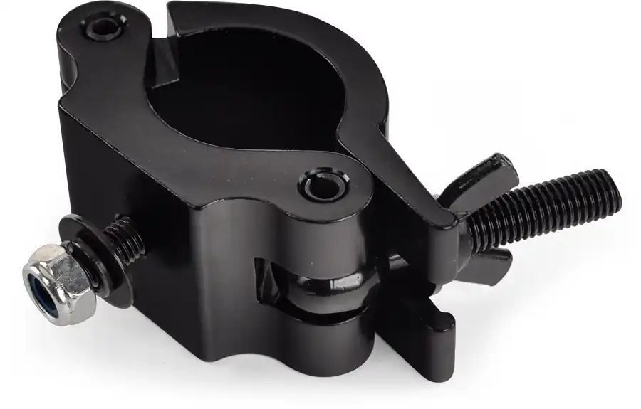 Riggatec Halbschelle - Halfcoupler breit schwarz bis 500 kg (48 - 51 mm) Garantierte Lieferung