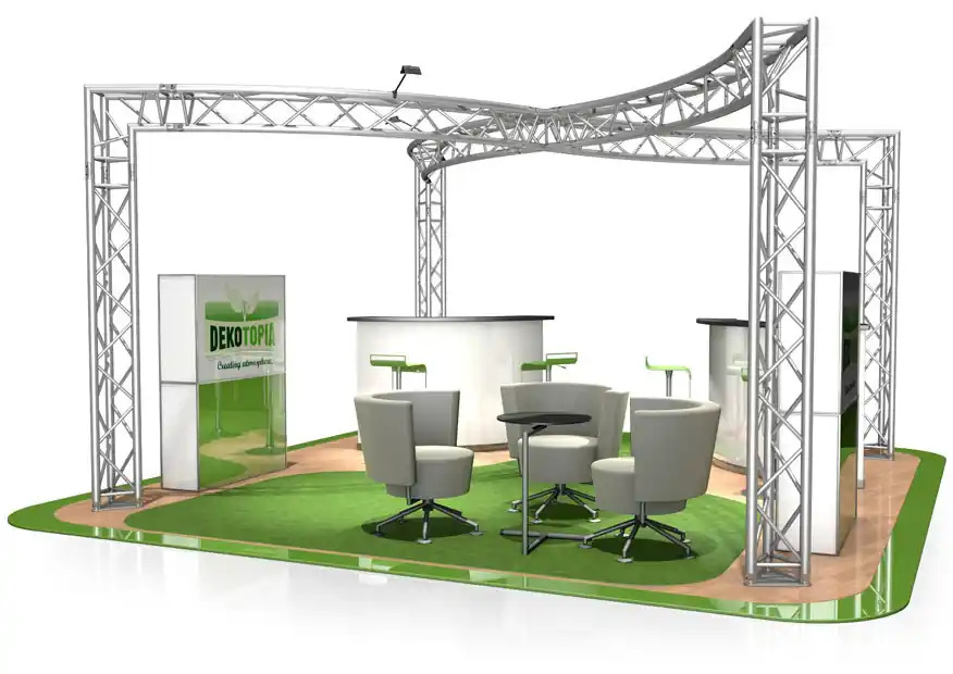Must-Have Messestand FD 33 - 6 x 6 x 2,5 m (LxBxH) - 36 m²