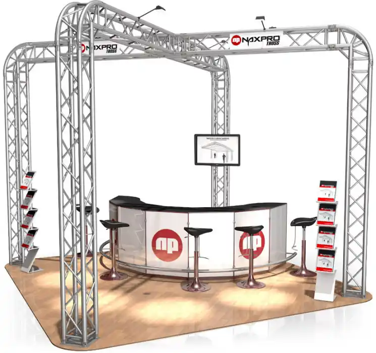 Messestand FD 34 - 6 x 6 x 3,5 m (LxBxH) - 36 m² Sofort Bestellen