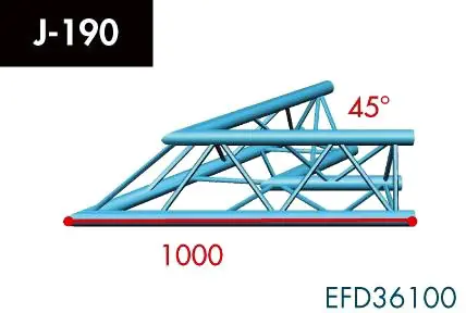 X3K-30/H (Heavy Duty) J-190 2-Weg Ecke, Winkel 45° Solange Der Vorrat Reicht