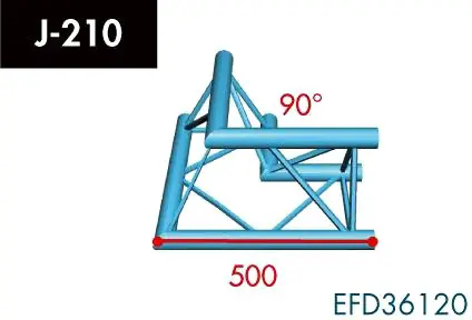 X3K-30/H (Heavy Duty) J-210 2-Weg Ecke, Winkel 90° Abverkauf