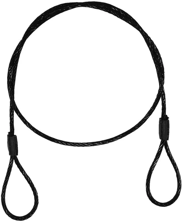 Kracherpreis EUROLITE Stahlseil (SC) 900x4mm schwarz ohne Verbinder