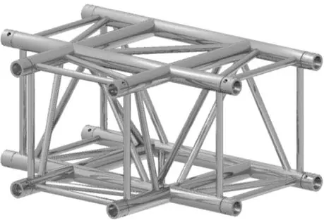 Prolyte H30V-C017 4-Punkt 3-Weg T-Kreuz horizontal Begrenztes Angebot