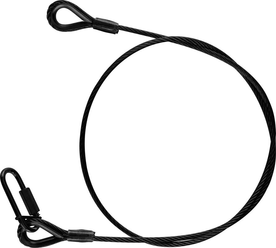 Riggatec Sicherungsseil, Safety 100cm x 4 mm bis 16 kg schwarz Online Kaufen