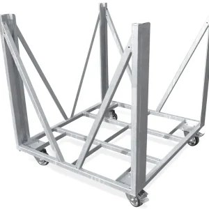 Top-Seller Bullstage StageBarrier Rollwagen für gerade 1m Elemente