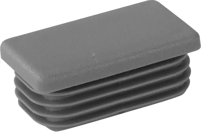 Kostenloser Versand Riggatec Endkappe verkehrsgrau für 50 x 30 x 1-3 mm Rohr Vierkant