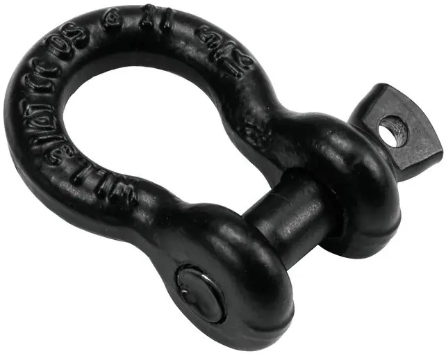 Begrenztes Angebot SAFETEX Schäkel 8mm schwarz mit Schraubbolzen