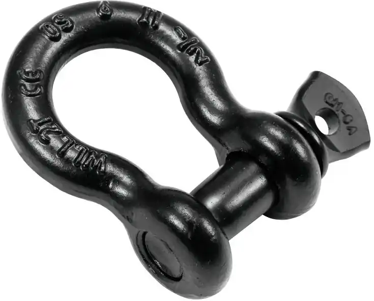 SAFETEX Schäkel 13mm schwarz mit Schraubbolzen Preisreduziert