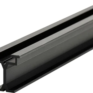 Begrenztes Angebot WENTEX Eurotrack - Schiene - Schwarz 200 cm (L) - eloxiert