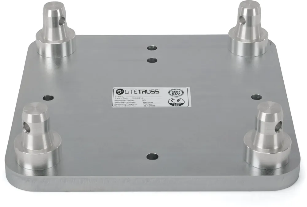Litetruss X/H 31S/32L/34V Stahlplatte verzinkt 310 x 310 x 20 mm Online Kaufen