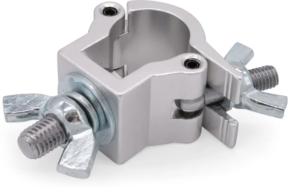 Riggatec Halbschelle - Halfcoupler klein silber bis 25 kg (25 mm) Kracherpreis
