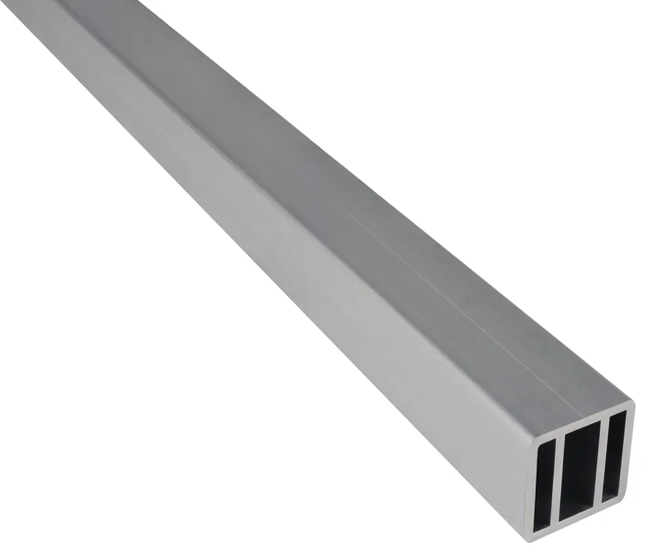 Sonderangebot Riggatec Alu-Profilrohr Vierkant gerundet mit Zwischenstegen 13 mm 50x50x4mm