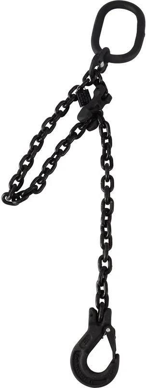 Kostenloser Rückversand Riggatec Anschlagkette 8 mm Schwarz Güteklasse 8 - Länge: 2,5 m - 2 t