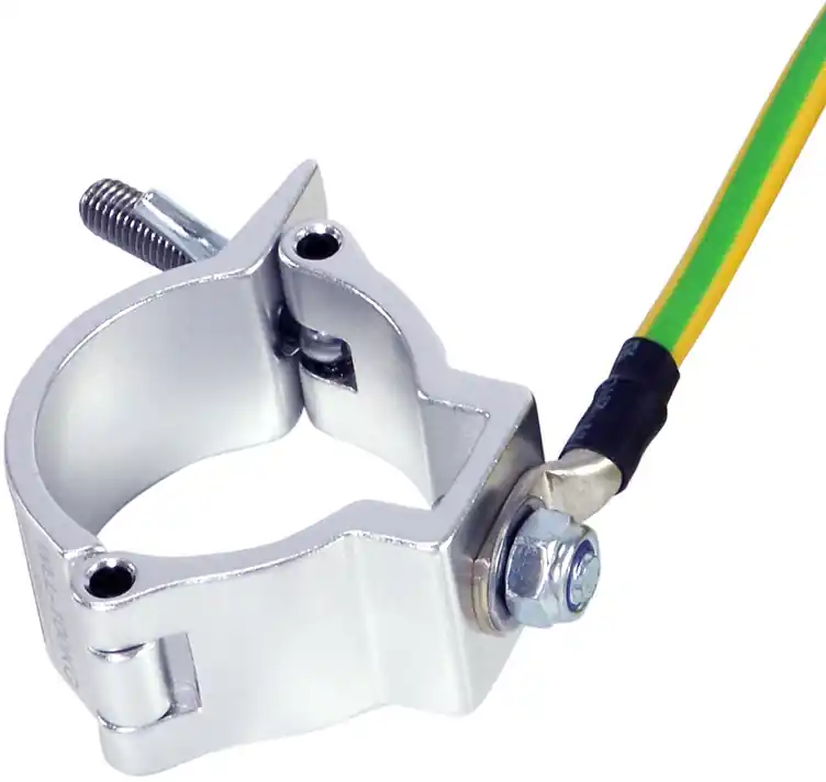 Riggatec Erdungsschelle für 48 - 51 mm Rohr mit 5 m Erdungskabel und Klemme Günstig