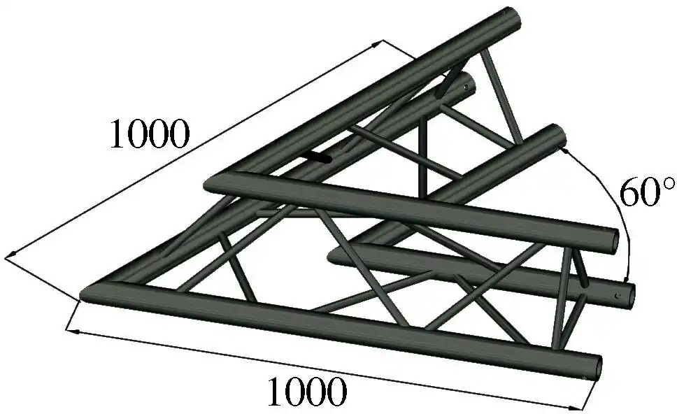 ALUTRUSS TRILOCK S-PAC 20 2-Weg-Ecke 60° schwarz Super-Preis