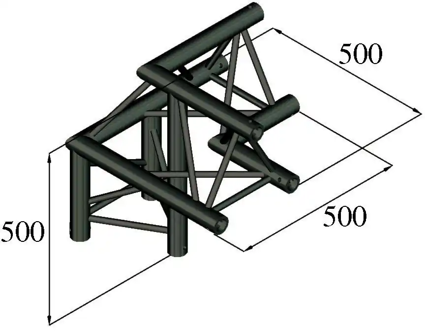 Solange Der Vorrat Reicht ALUTRUSS TRILOCK S-PAL-31 3-Weg-Ecke / rechts
