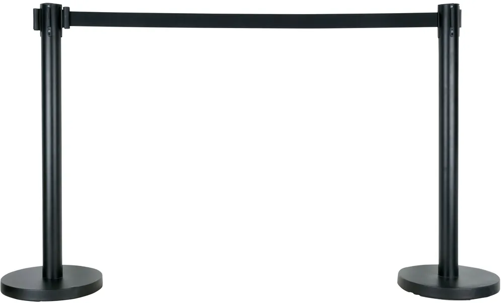 Knallerangebot SHOWGEAR 2 m verstellbares Absperrgitter-Set – schwarz