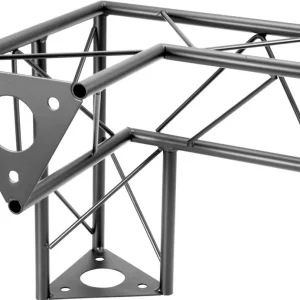 DECOTRUSS SAL-33 Ecke 3-Wege \\/ rechts, schwarz Kracherpreis