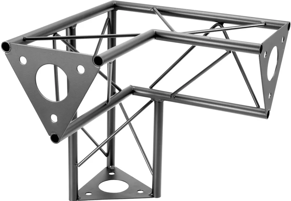 DECOTRUSS SAL-33 Ecke 3-Wege \\/ rechts, schwarz Kracherpreis