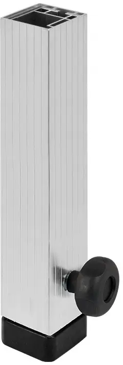 Super-Preis Bullstage Teleskopfuß vierkant 60x60mm - Höhe 40 bis 60 cm
