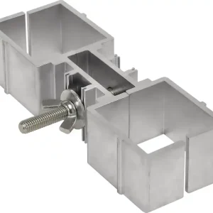 Begrenztes Angebot Bullstage Fußverbinder einfach für 60 mm vierkant Fuß für 2 Füße