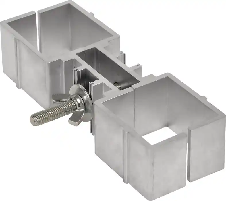 Begrenztes Angebot Bullstage Fußverbinder einfach für 60 mm vierkant Fuß für 2 Füße