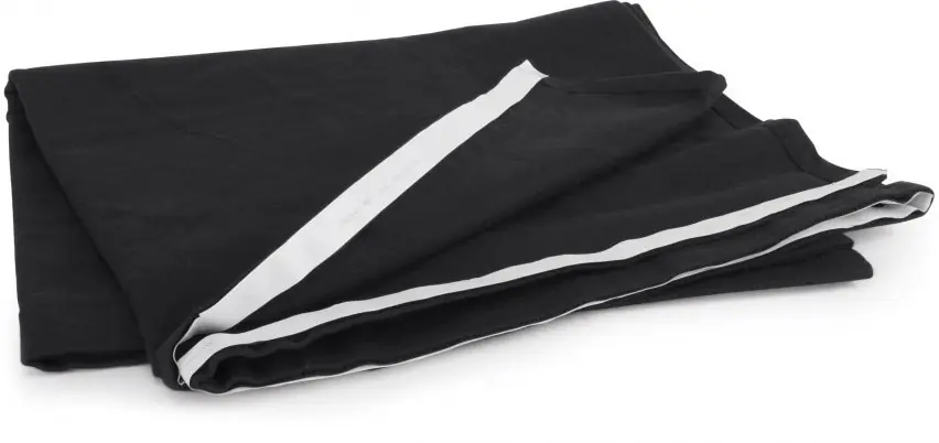 Heißes Angebot Podestverkleidung aus Bühnenmolton schwarz, 200 x 140 cm