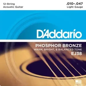 Kracherpreis DAddario EJ38 Light 12-String .010-.047