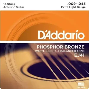 DAddario EJ41 Extra Light 12-String .009-.045 Jetzt Kaufen