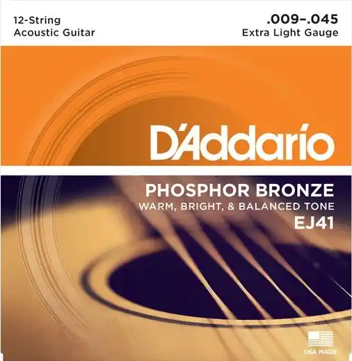 DAddario EJ41 Extra Light 12-String .009-.045 Jetzt Kaufen